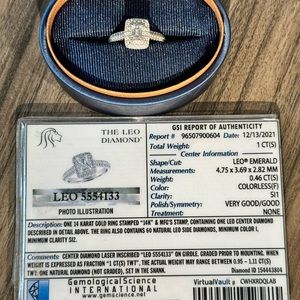 Beautiful Leo Diamond Engagement Ring